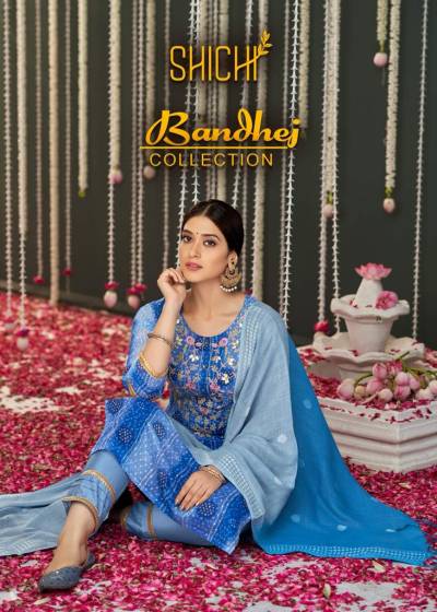 Bandhej By Shichi Bandhani Readymade Salwar Kameez Collection